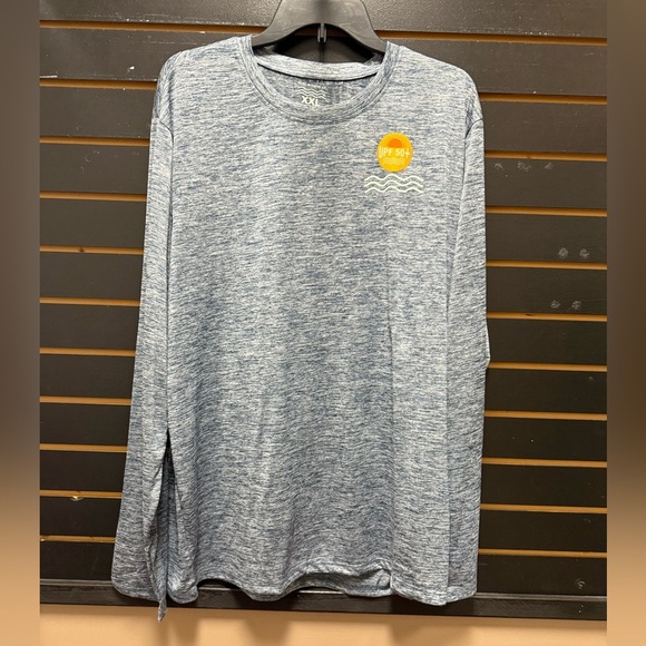 NWT  Surf  & swim Company Long Sleeve Polyester Swim Tee Size XXL - Picture 1 of 4